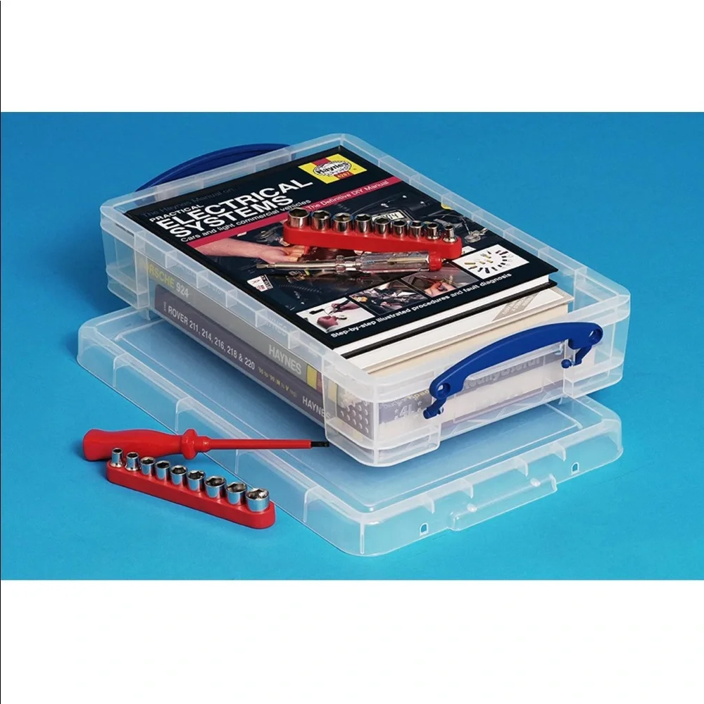 NWT Really Useful Boxes Inc. Snap-Lid Storage Bin, 10.25
